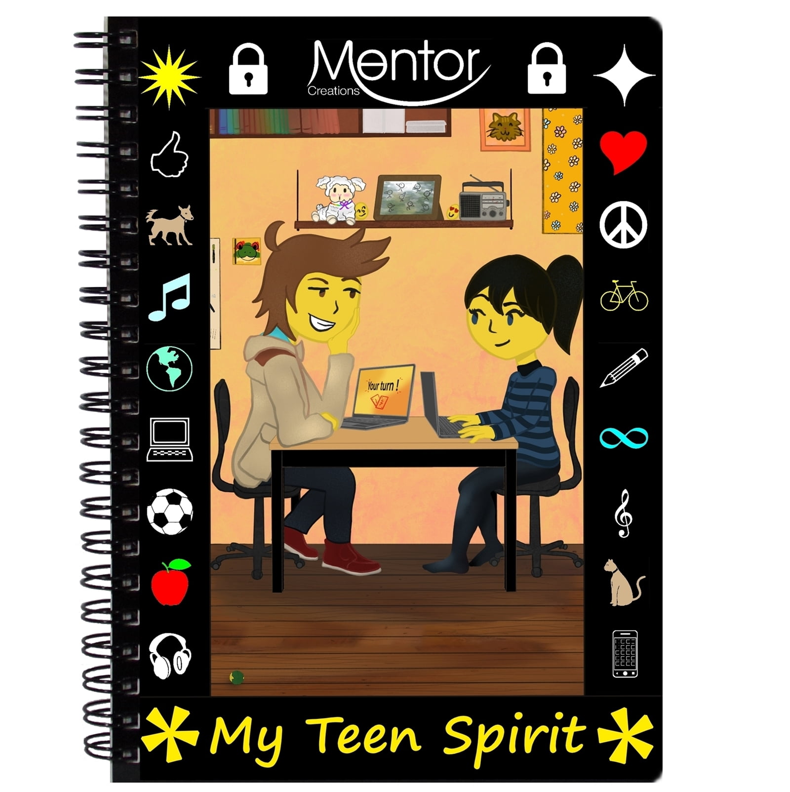 My Password Book Special Teen Edition 7" x 5" Password and Private Code