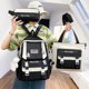 thumbnail image 3 of 4 Pcs Set Women Backpack Harajuku Laptop Canvas School Bags For Teenage Girls Kawaii Backpack College Student Book Bag Rucksack, 3 of 4