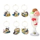 thumbnail image 1 of Copa de vino Hugtrwg con 6 Uds. Sombrero Kit Marcador, 1 of 9