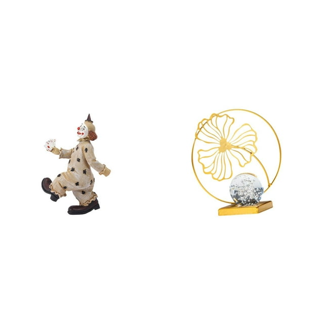 Figuras de , estatua de hoja, escultura, adorno de mesa, estatuilla decorativa, obra de arte de resina y hierro, ideal para sala de estar, ofici