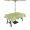 White Emerald Green Lemon Green, variant on Outdoor Tablecloths with Umbrella Hole & Zipper, Pink Leaves Rectangle Tablecloth 60x120 Inch, Green Summer Botanical Pastoral Waterproof Table Cloth, Patio/Pool/Picnic Table Covers