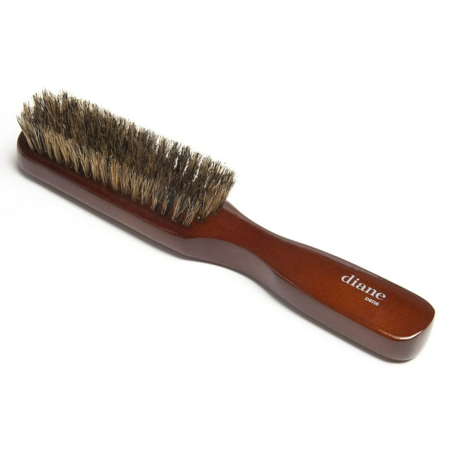 Diane Premium cerdas de jabalí Cepillo de peinado de 5 filas para hombres y barberos Cerdas medianamente firmes para cabello grueso y áspero Desenredar y alisar