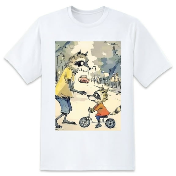 Basic Oversize Tees For WomenDog Loose Boyfriend Shirts Casual Blouse round neck