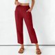 thumbnail image 4 of Pincandy Women's Solid Color Elastic Waist Pockets Linen Blend 9-Point Pants, Casual & Daily Wear, 4 of 7