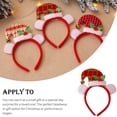 thumbnail image 2 of Diademas navideñas Cateissary Accesorios para el cabello Rejilla amarilla roja, 2 of 6