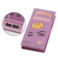 thumbnail image 2 of Lindo organizador de embalaje de caja de pestañas vacía, contenedor de cosméticos para pestañas postizas, conveniente y fácil de maquillar en cualquie Púrpura Yinane estuche contenedor de una sola pestaña, 2 of 6