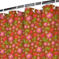 thumbnail image 4 of 72x72 Inch Fabric Shower Curtain Waterproof Polyester, Daisy Floral Print, 4 of 6