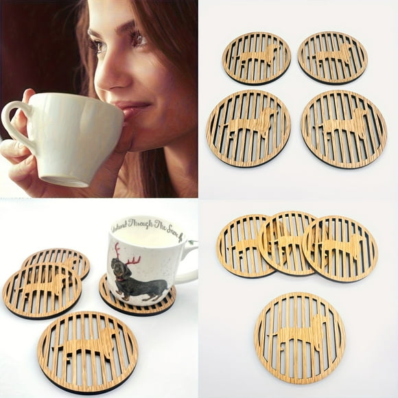 Hearth & Gear Wooden Placemat With Cute Design For Dining Table And Kitchen Dining Table Centerpiece Mat Dining Table Mats round Place Mats for round Tables Plate Mate 6 Dining Table Set And Small
