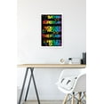 thumbnail image 6 of DC Comics Justice League - Rainbow Silhouette Wall Poster, 14.725" x 22.375" Framed, 6 of 6