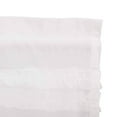 thumbnail image 2 of VHC Brands Sheer Petticoat Solid Color Cotton Farmhouse Kitchen Curtains Rod Pocket Ruched Ruffle Swag Pair, Soft White, 2 of 8
