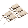 thumbnail image 1 of 5pcs Mini Sleighs Miniature Wooden Mini Sleighs Kit Tabletop Wood Sleighs, 1 of 7