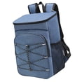 thumbnail image 1 of Mochila térmica aislada Bolsa térmica para la playa Bolsa térmica de gran capacidad Mochila térmica para el almuerzo Bolsa térmica para viajes Camping Azul Sunnimix Bolsas hieleras, 1 of 8