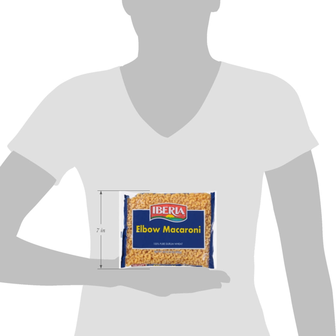 Iberia Elbow Macaroni, 16 oz