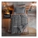 thumbnail image 3 of Set Edredón Individual + Funda De Almohada + Sábanas 7 Pzas Real Textil Gris - Tabaco, 3 of 8