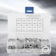 thumbnail image 4 of 600PCS Arandela plana Junta de acero inoxidable Hardware Sujetadores Herramientas de bloqueo M1.6-M10, 4 of 8
