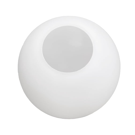 Frosted White Glass Globe Lamp Shade 7.9" Diameter, 2.8" Fitter Opening, Milk Glass Replacement Shade for Ceiling Light Fixture