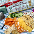thumbnail image 7 of Suzie's Organic Rosemary Sesame Saltines Crackers|Healthy Gourmet Baked Vegan Snack for Adults & Children|Non GMO|12 Fresh Packs (96 individual Stay Fresh Packs) - 8.8oz Each, 7 of 7