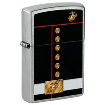 Zippo U.S Marines Corps Dress Blues Street Chrome Pocket Lighter