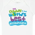 thumbnail image 4 of Inktastic My Daddy is the Worlds Best Accountant Boys or Girls Baby Bodysuit, 4 of 5