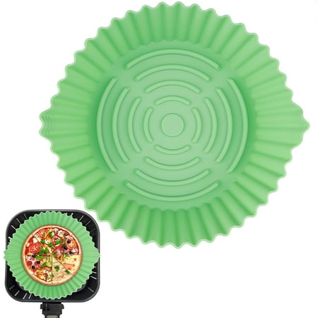 

LASPERAL Air Fryer Silicone Pot - Reusable Non-stick Air Fryer Silicone Liners Compatible with Air Fryer Basket