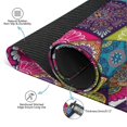 thumbnail image 3 of Boho Pattern Anti-Slip Rubber Game Table Mat 31.5x31.5 Inch Large Mahjong Pad with Quiet Surface for Tile Play Family Game Night and Card Games, 3 of 7