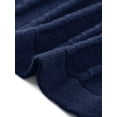 thumbnail image 5 of INSPIRE CHIC Women's Long Sleeve Sweater Dress Crewneck Ribbed Knit Pleated A-Line Midi Dresses S Dark Blue, 5 of 6