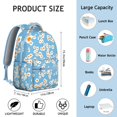 thumbnail image 6 of "Sunflower Thermal Backpack for Women - Insulated Floral Lunch Bag Compartment, Temperature Control School Backpack, Perfect for Picnics Campus Life", 6 of 6