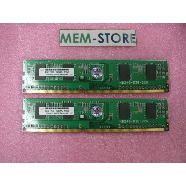 8GB (2x4GB) DDR3 1600MHz UDIMM Kingston KVR16N11S8K2/8 Equivalent Desktop Memory (3rd Party)