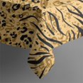 thumbnail image 5 of Animal Print Pattern Square Tablecloth,Waterproof Square Table Cover,Wipeable Spillproof Washable Table Cover for Home Kitchen Party Decor 60"x60"(152x152cm), 5 of 6