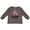 Charcoal Grey, variant on Inktastic Grammie Loves Me Girl Flamingo Girls Long Sleeve Toddler T-Shirt