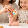 thumbnail image 4 of Ceramic Rabbit Egg Holder Stand - Bunny Egg Cup for Soft Boiled Eggs, Easter Egg Display Stand & Vintage Decoration for Tabletop, Party, and Kitchen Decor, 4 of 4