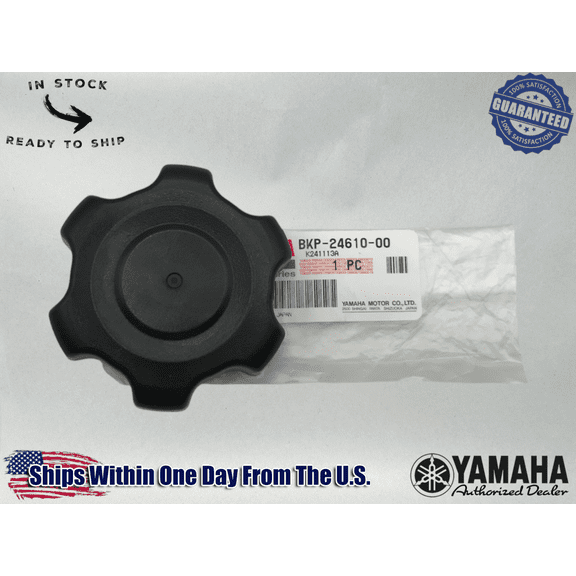 Yamaha Genuine OEM Authentic FUEL TANK GAS CAP BKP-24610-00-00