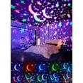 thumbnail image 2 of Un proyector de luz nocturna para niños, un proyector de luz nocturna con música Bluetooth para niños, un proyector de luz para bebés con temporizador giratorio 360, bombillas que cambian de color pa, 2 of 5