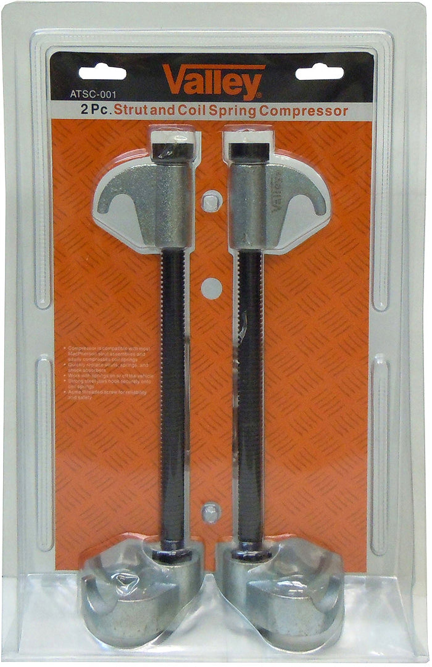 VALLEY ATSC-001 2-PIECE STRUT & COIL SPRING COMPRESSOR
