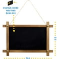 thumbnail image 4 of VersaChalk Wooden Hanging Chalkboard, 15"x10", Magnetic, Includes White Fine Tip Marker, 4 of 11