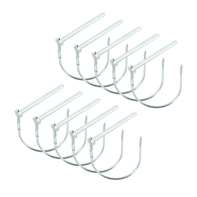 10Pcs Stainless Steel Coupler Pin with Anti Lost Chain for ATVs UTVs Trucks Trailers, Durable & Reliable, Stable and Firm, Easy to Use, Ideal Replacement