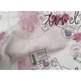 thumbnail image 4 of oneOone Cotton Cambric Pink Fabric Stamps & Direction Compass Travel Diy Clothing Quilting Fabric Print Fabric By Yard 56 Inch Wide, 4 of 4