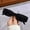 Bright black and grey, variant on Womens Square Sunglasses Eye Protection Fashion Glasses PC Frame AC Lens Bright Black Gray Lens White Frame UV Blocking