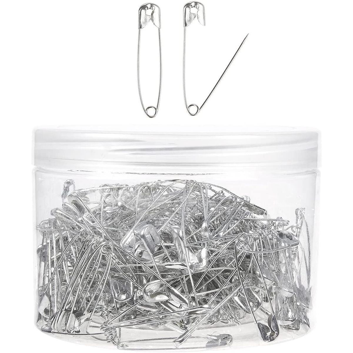 Silver 21mm//0.8 Inch 200PCS Shapenty Mini Metal Sewing Gourd Safety Pins Calabash Bead Needles Bulk for Clothes Consignment Sale Fabric Quilting Craft Diaper Pins Home Office Use DIY Art Jewelry Making Tag Attaching