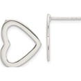 thumbnail image 1 of Sterling Silver Polished Cut Out Heart Post Earrings (16.05 X 13.75) Made In Thailand qe16432, 1 of 5