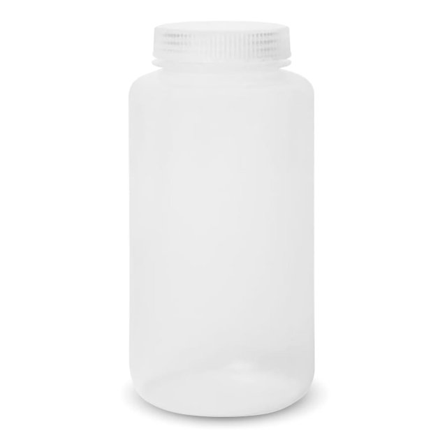 Unidos científico 33310EA | Botella de reactivo de boca ancha de polipropileno de grado de laboratorio | Diseñado para laboratorios, aulas o almacenamiento en casa | Capacidad de 1000 ml (32 oz) | 1 c