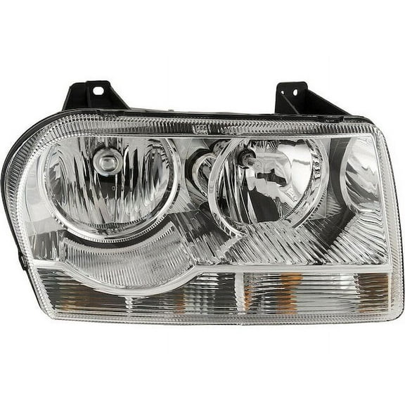 Front Right Passenger Side Halogen Headlight Assembly - Compatible with 2005 - 2008 Chrysler 300 2006 2007