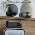 thumbnail image 5 of Wireless Lapel Microphone Dual Microphone Clip-on Mics Plug and Play Noise Reduction No Delay Type-C Receiver with Connector Button Disc-shaped Microphone for Mobile Phone Live Broadcast Outdoor, 5 of 9