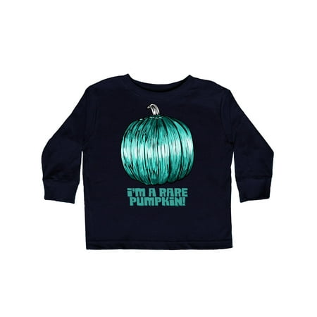 

Inktastic Allergy Awareness I m a Rare Pumpkin in Teal Marker Gift Toddler Boy or Toddler Girl Long Sleeve T-Shirt