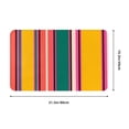 thumbnail image 2 of Bathroom Rugs Non Slip Washable - Vertical Stripes Kitchen Mats for Floor, Area Rugs for Entryway Rugs Indoor, Laundry Bathroom Room Door Rug with Rubber Backing 20x31.5in, 2 of 8