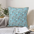 thumbnail image 4 of KLL Funny Cartoon Animals Decorative Throw Pillow Covers Velvet Soft for Couch Sofa Bedroom Living Room Outdoor (No pillow core)- 20"x20", 4 of 5