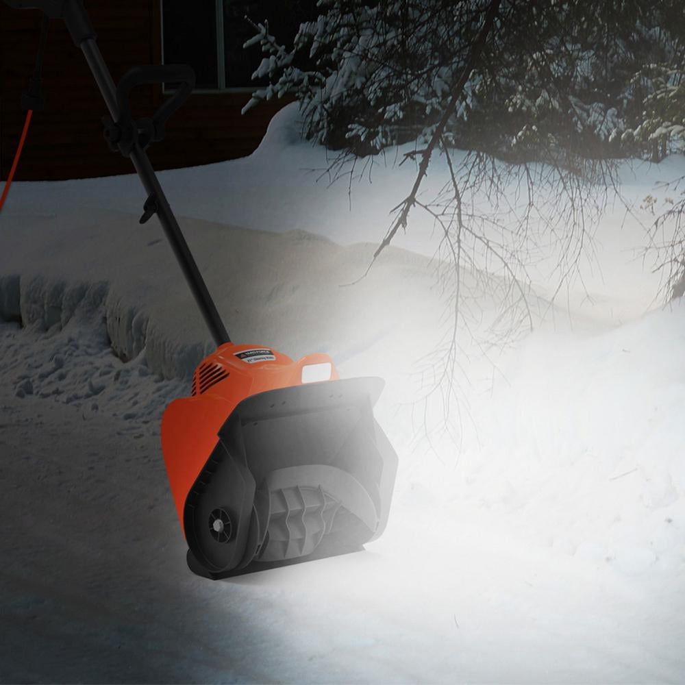 Yard Force 11" 10 amp Electric Corded Snow Blowers, for driveways, walkways, 20FT throwing distance