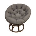 thumbnail image 5 of 19.6 Inch Water Resistant Papasan Cushion, 1 Pc Rocker Chair Pads, Hammock Seating Cushion for Hanging Egg Chair Folding Garden Sofa Patio Garden Swing Chair, Dark Gray, 5 of 9
