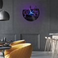 thumbnail image 5 of Jerusalem City View 12 Inch Vinyl Record Wall Clock - Silent, Creative, and Unique Clock for Living Room, Entryway, or Bedroom Decor - Perfect Gift Idea(12 inchs B with LED), 5 of 7