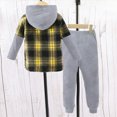 thumbnail image 6 of HCNTES Toddler Boy Clothes Set Long Sleeve Prints Tops Pants Kids 2Pcs Set Outfits Kids Fall Winter Clothes, 6 of 6